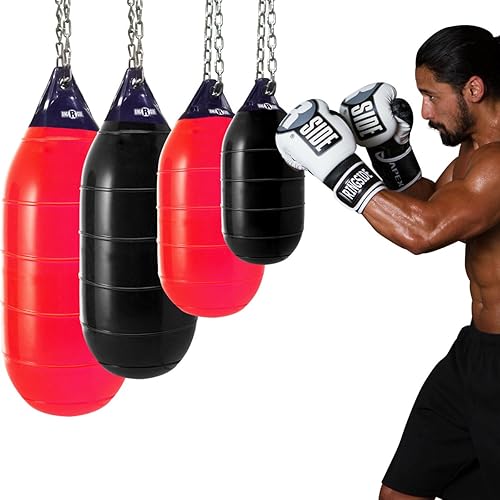 Ringside Hydroblast - Bolsa pesada de agua, grande, roja, bolsa de agua de MMA, artes marciales mixtas, adulto