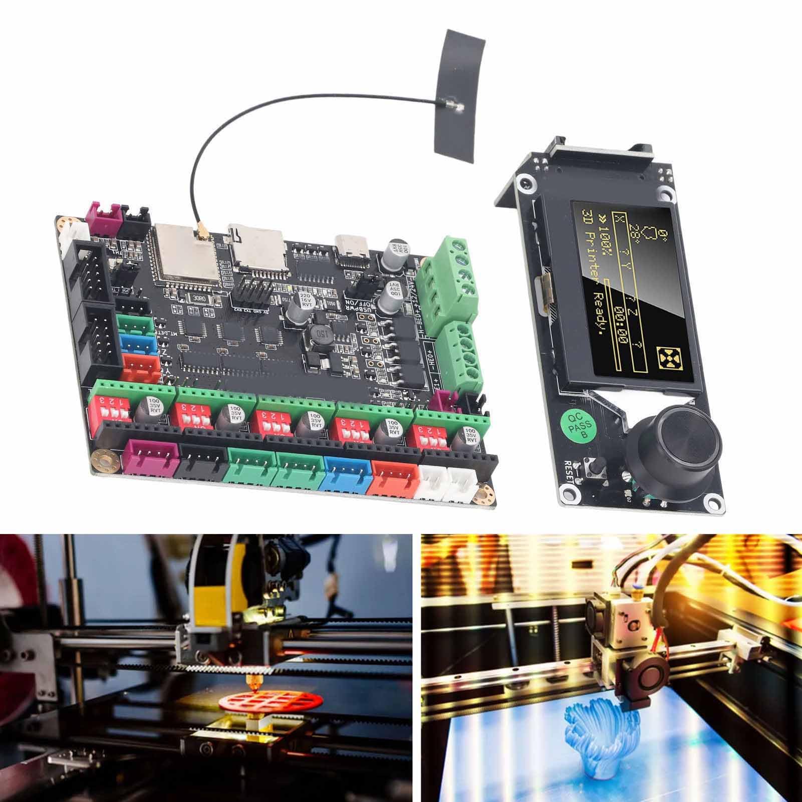 Placa Control Impresora 3D WiFi Controlador Motor Paso a Paso Alta Precisión Compatibilidad Amplia para Impresoras 3D y CNC Máquina Fresadora