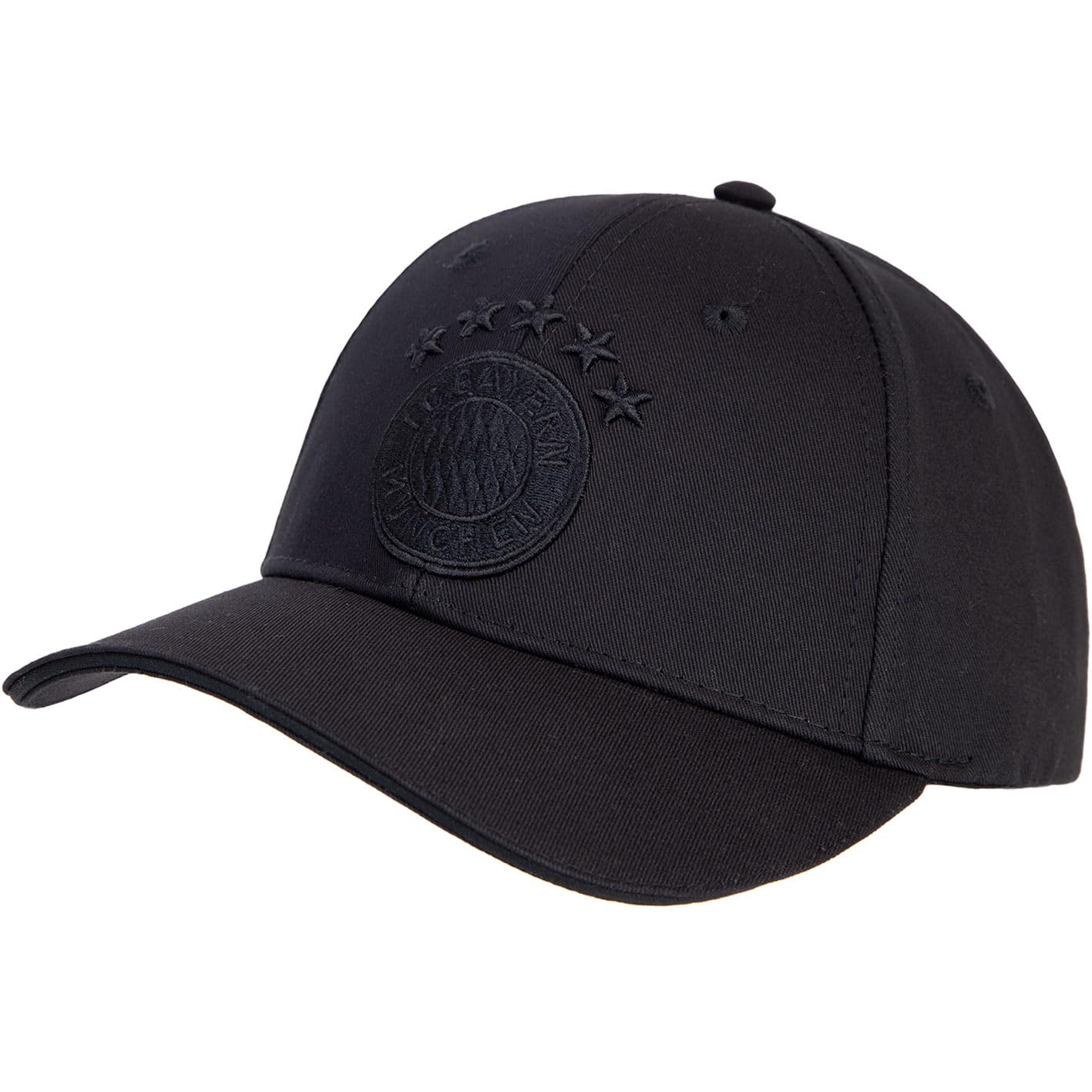 Fc Bayern München Unisex Black Fcb On Logo Cap