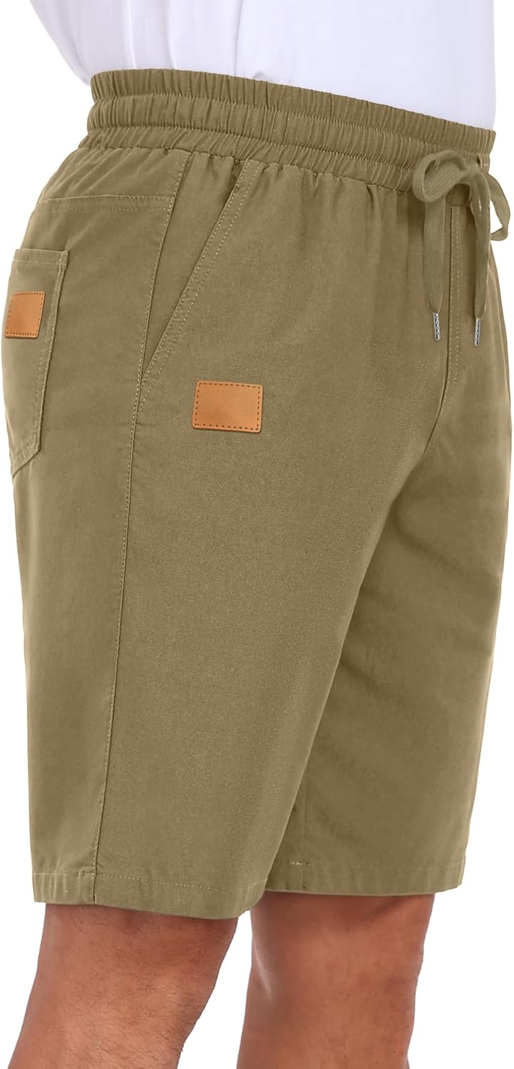 Sailwind Men's Casual Summer Beach Shorts Classic Fit Dress Stretch Waist Shorts with Pockets - Image 5