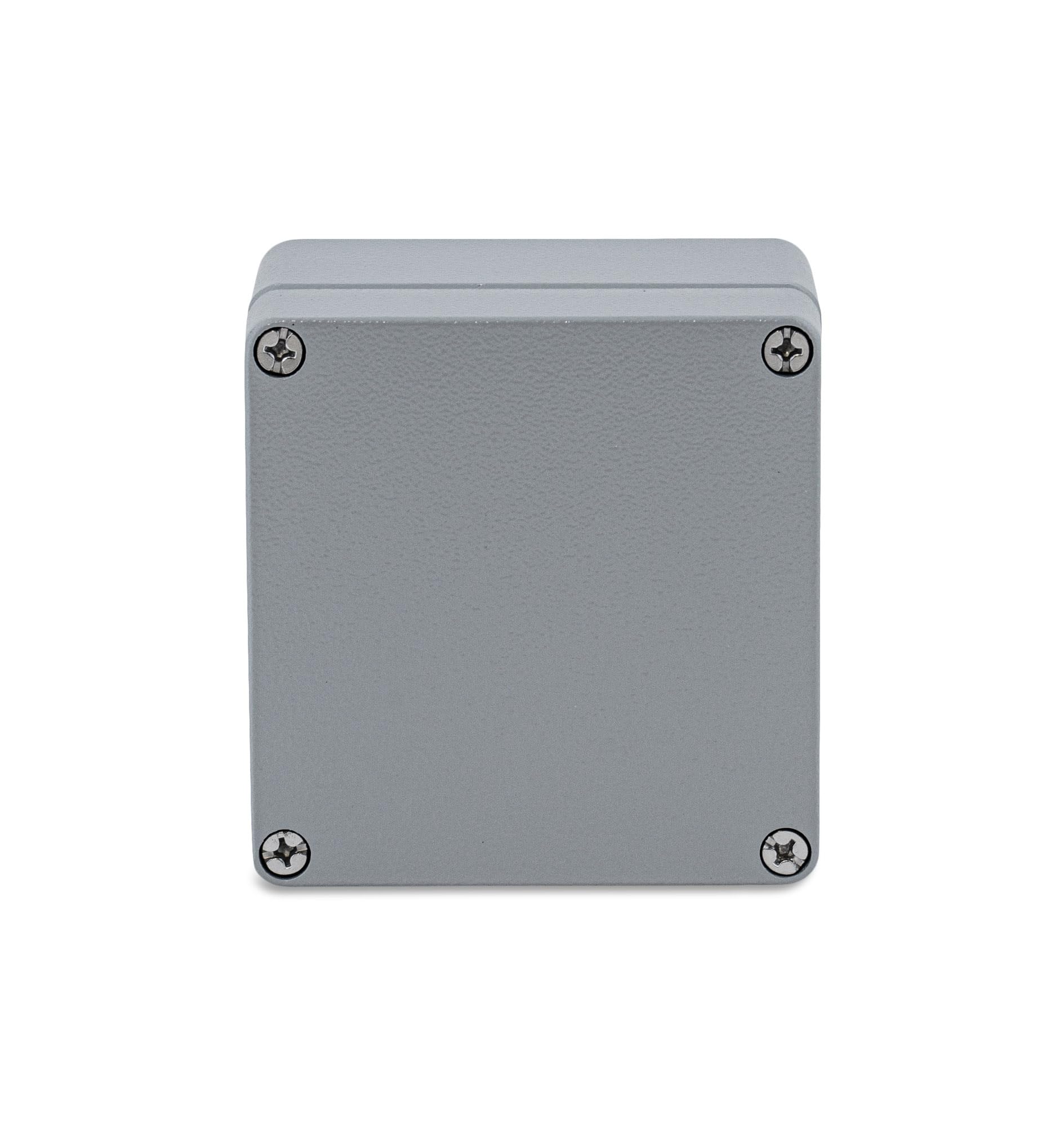 BOXEXPERT Contenitore industriale in alluminio 122x120x91mm Custodie pressofuse della serie Alster verniciate a polvere IP66, custodie per installazione, custodie vuote, custodie da parete