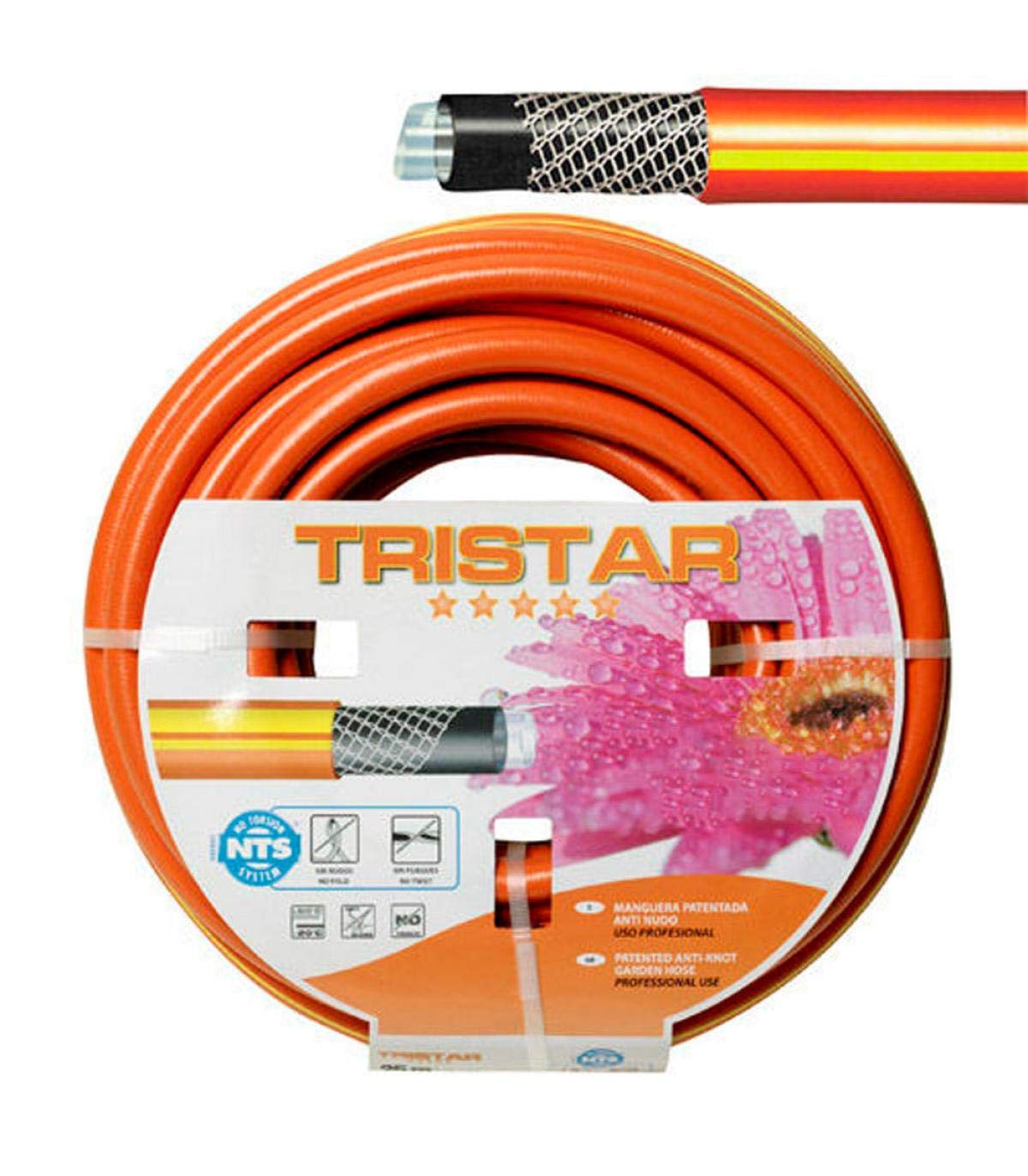 Manguera Tricotado No Torsion 19 mm. - 3/4"" Rollo 50 metros