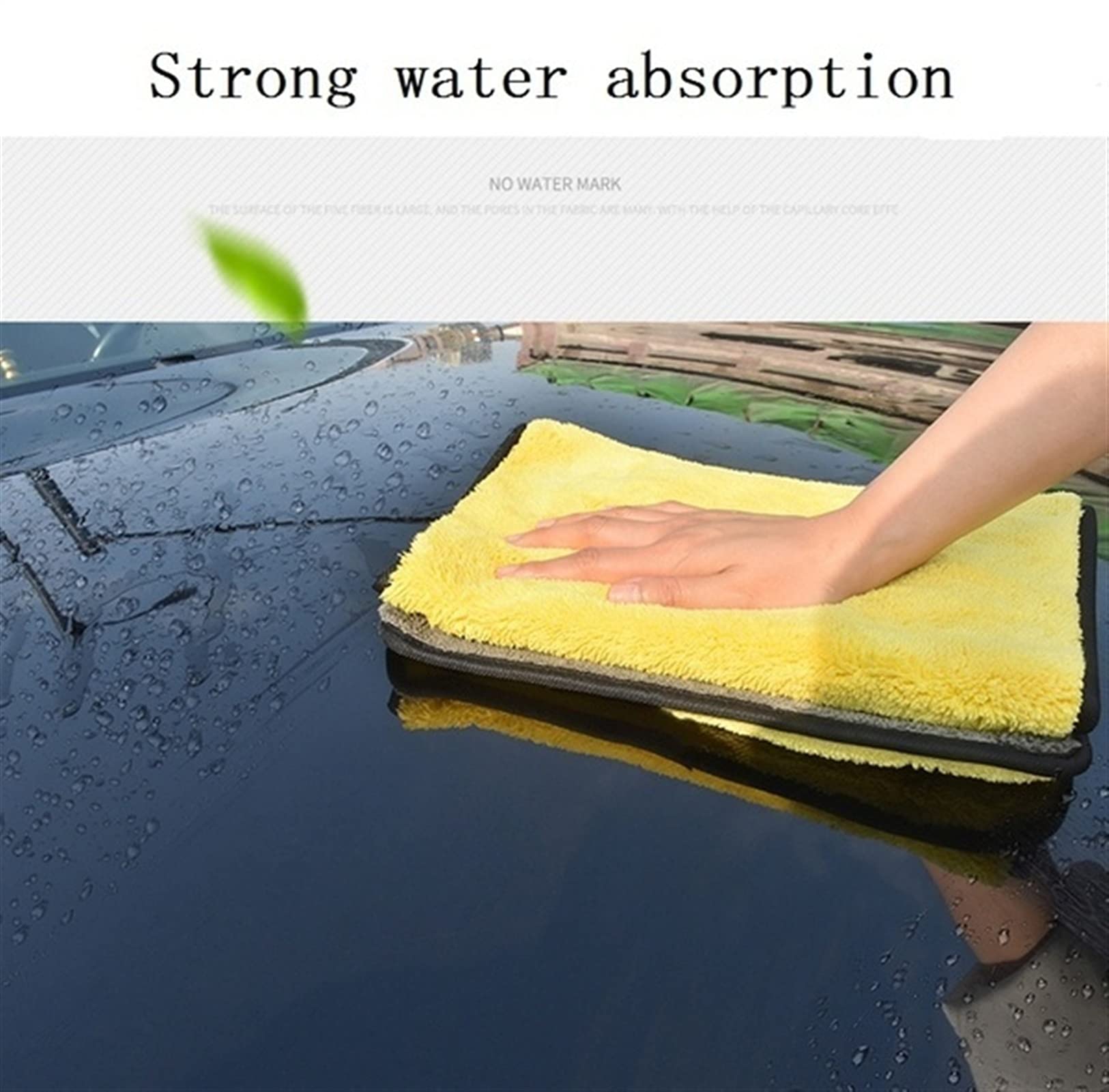 suchy ręcznik 1/3 szt. Extra Soft Myjnia samochodowa Ręcznik z mikrofibry Auto Detailing Ręczniki Ściereczka do czyszczenia samochodu Suszenie Ściereczka do pielęgnacji samochodu Detailing (kolor: b