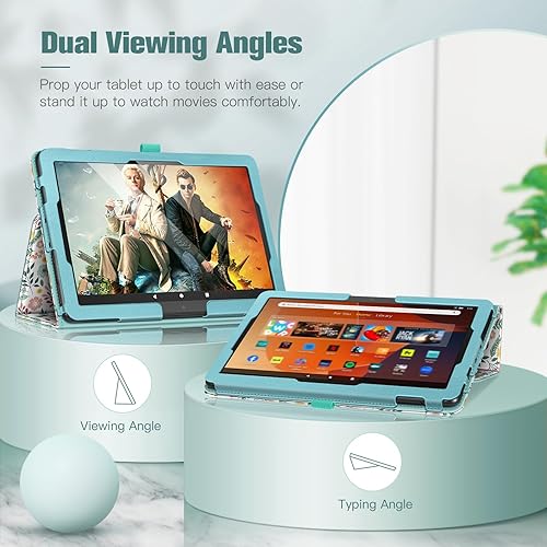 Miniatura 4 de Fintie Funda tipo libro para tableta Tienda Fire HD 10 y 10 Plus (1311 generación, versión 20232021) de 10.1 pulgadas, funda de pie delgada con