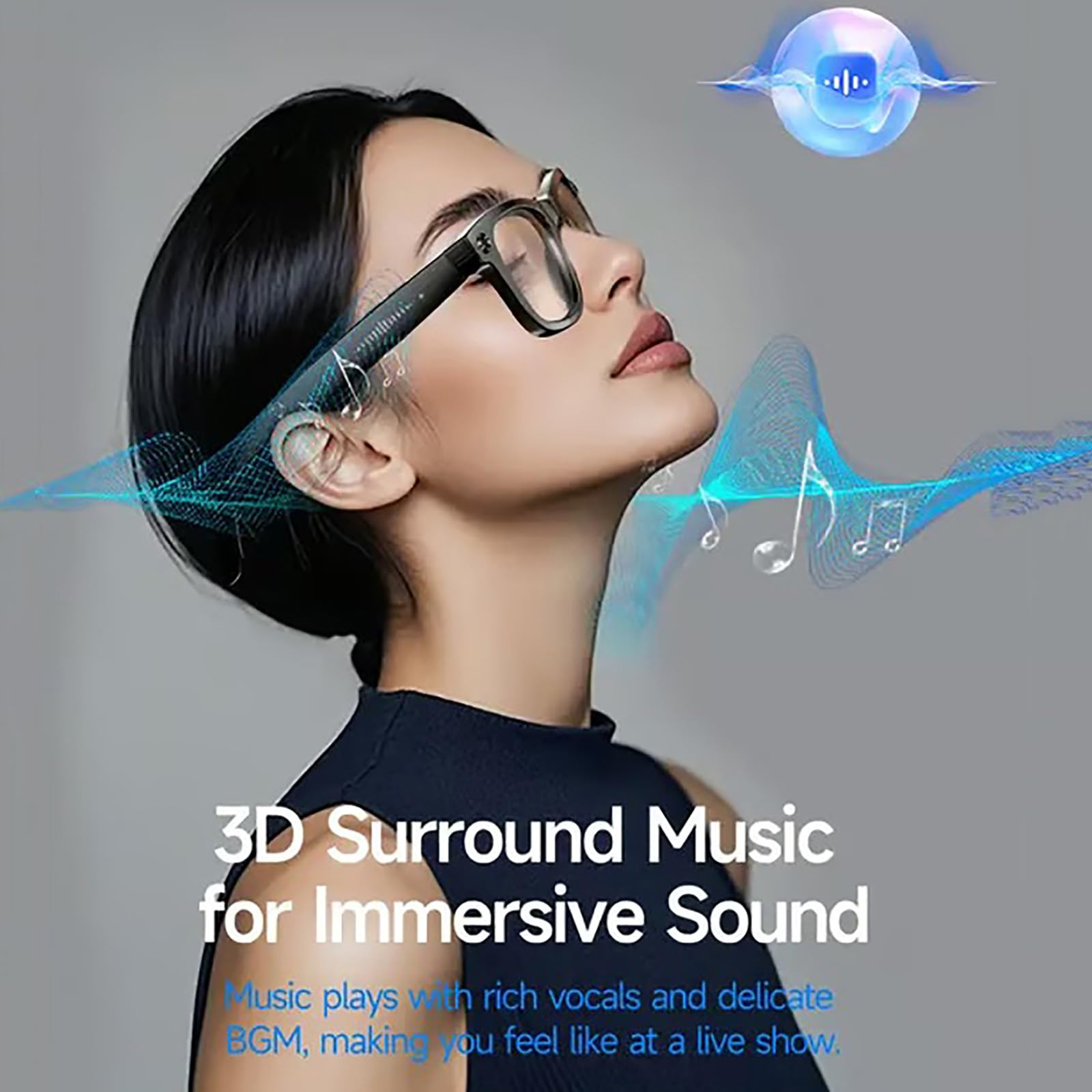 Amazon | スマートメガネ スマートグラス 音楽聴ける サングラス 