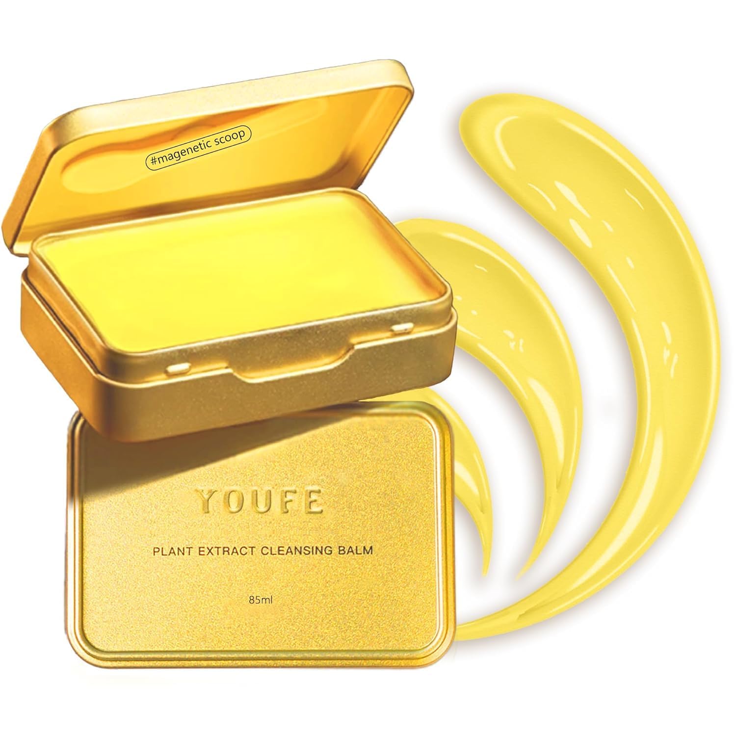 YOUFE Vitamin E Cleansing Balm (3oz), Removes Waterproof Makeup & SPF, Hydrating, No Double Cleanse, Korean Oil-Based, Vegan