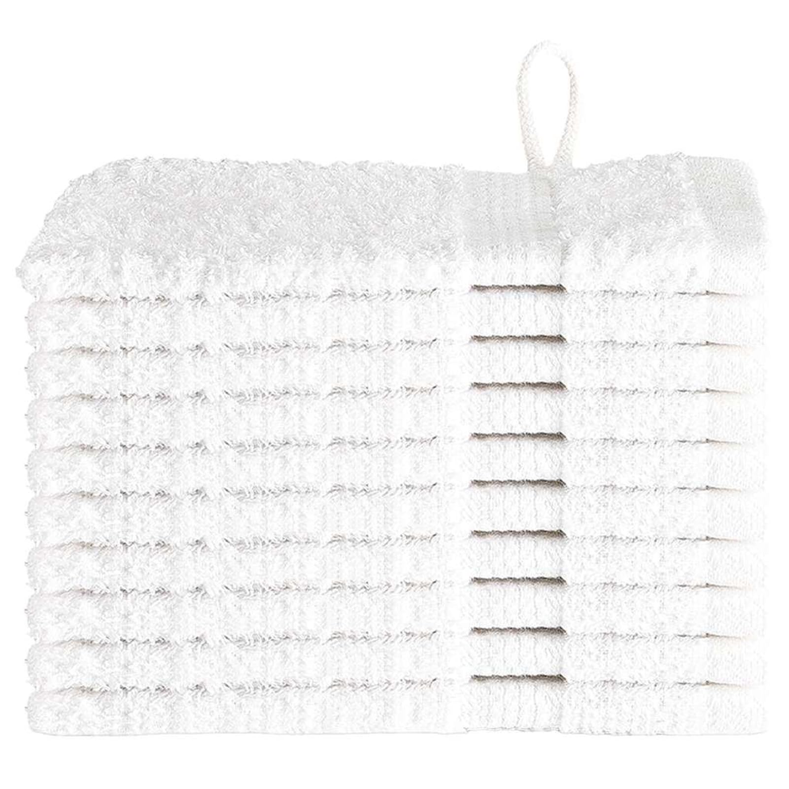 Tidyard Fazzoletti 10 PCS Bianco 15 x 21 cm Cotone