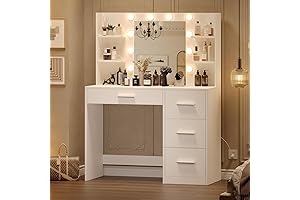 Irontar Vanity Dressing Table: A Glowing Haven for Vanity