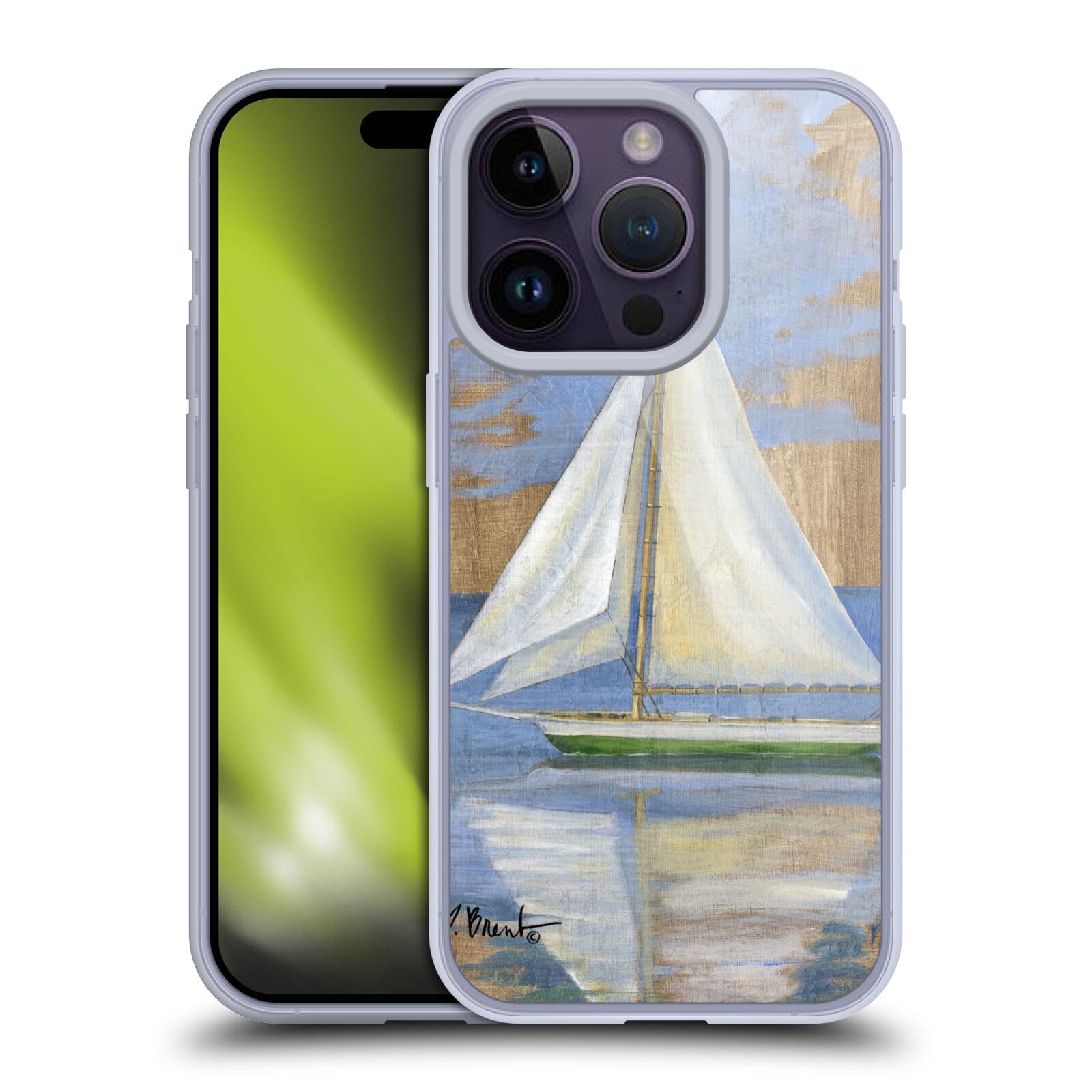 Funda gel iPhone 14 Pro Paul Brent velero océano suave 7