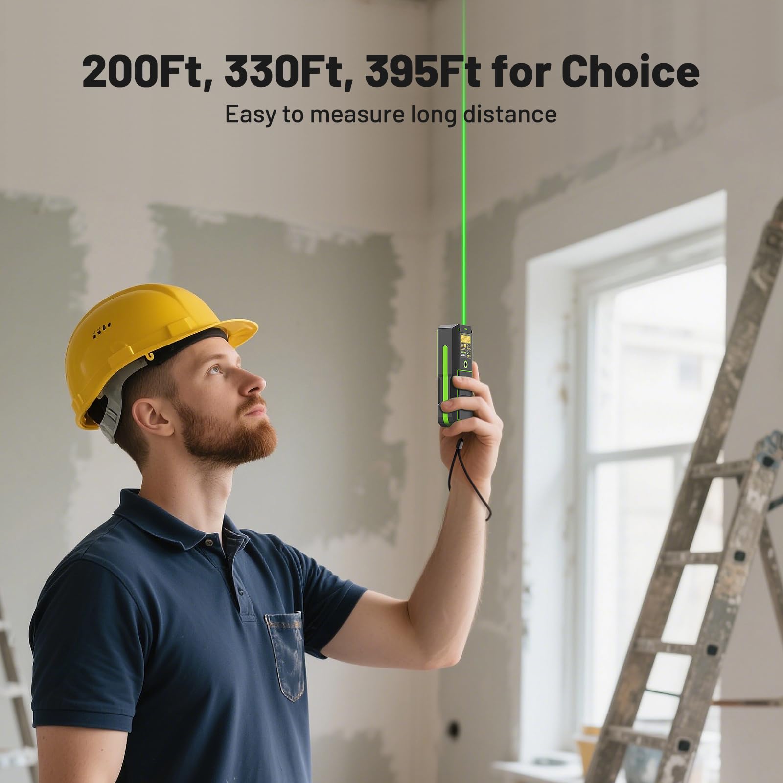 Huepar Bluetooth Green Laser Measuring Tool 330FT, S100-G-BT — Amazon image 5