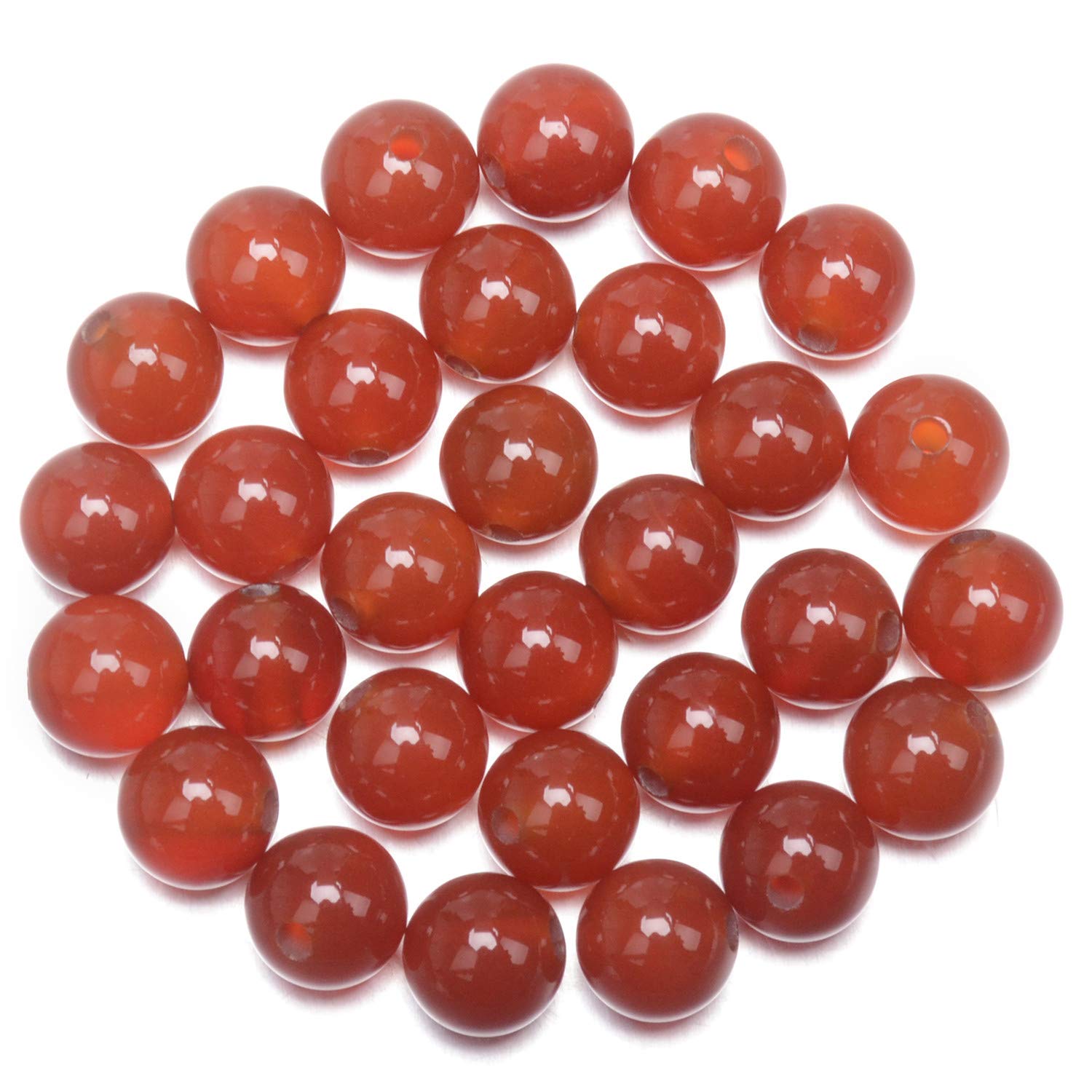 Cuentas Redondas Naturales De 2 Mm, 4 Mm, 6 Mm, 8 Mm, 10 Mm, 12 Mm, 14 Mm, 16 Mm, Piedras Semipreciosas Sueltas Para Bisutería, Cadena De 15 Pulgadas
