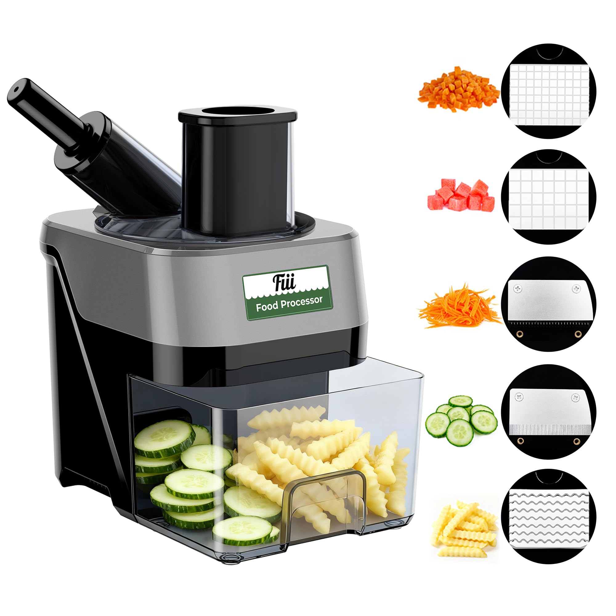 FIII 5-in-1 Electric Vegetable Chopper