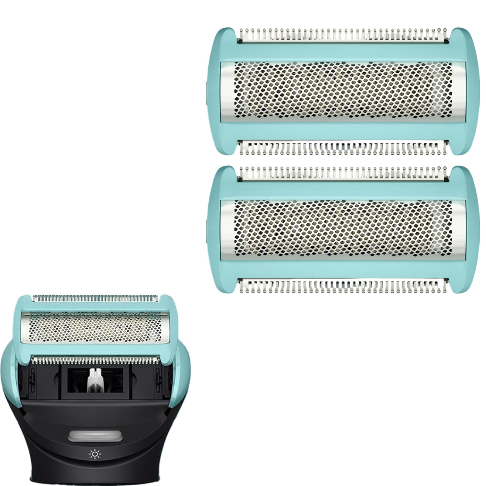 2-Pack BG2010 Replacement Head Fit For Philips Norelco Body Groomer