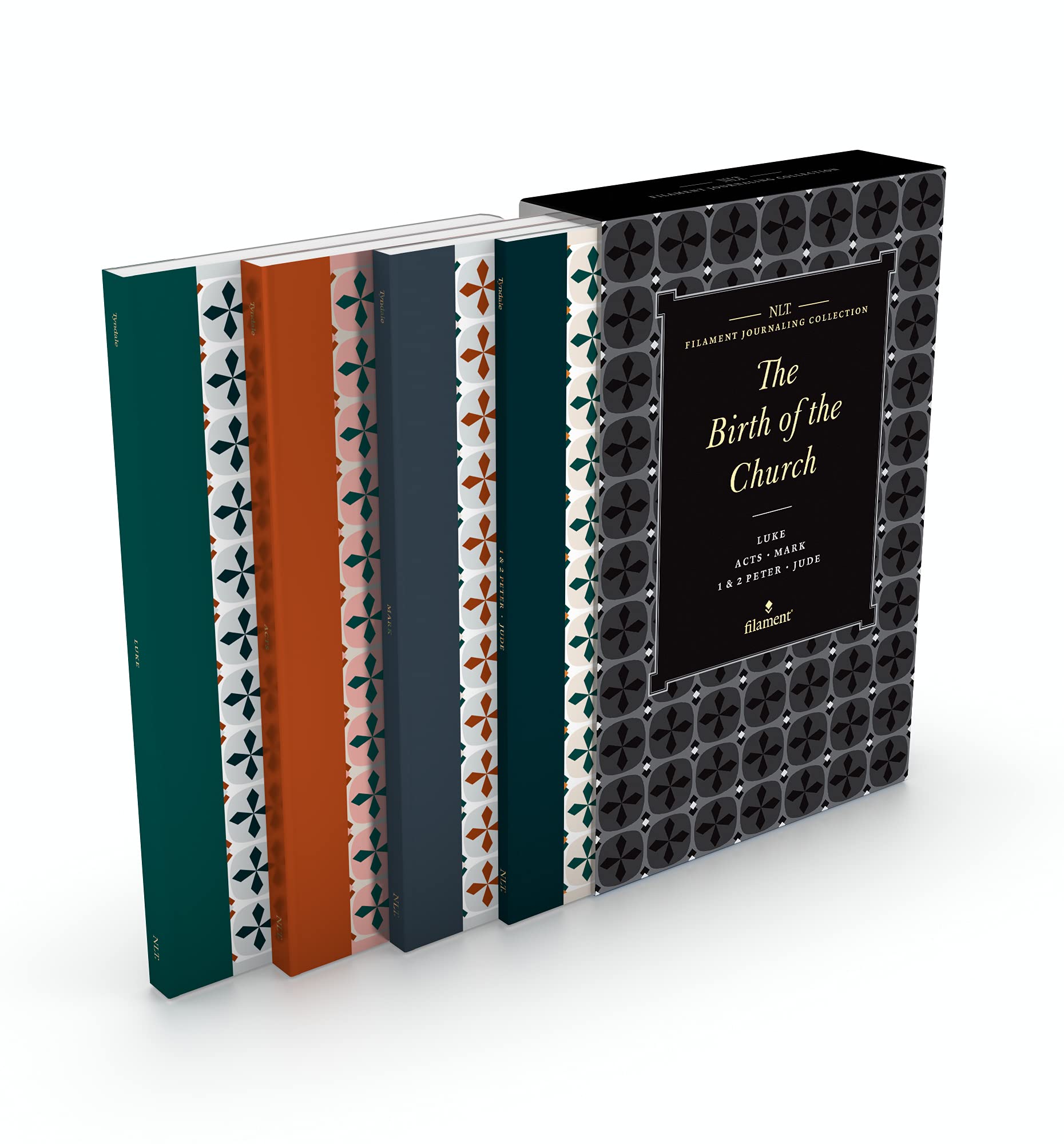 NLT Filament Journaling Collection: The Birth of the Church Set; Luke, Acts, Mark, 1 & 2 Peter, and Jude (Boxed Set) (Nlt Filament Bible Journal)
