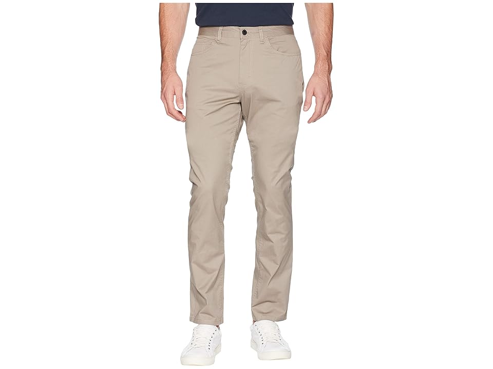 

Kenneth Cole New York Stretch Sateen Five-Pocket Casual Pants (Beige) Men's Casual Pants