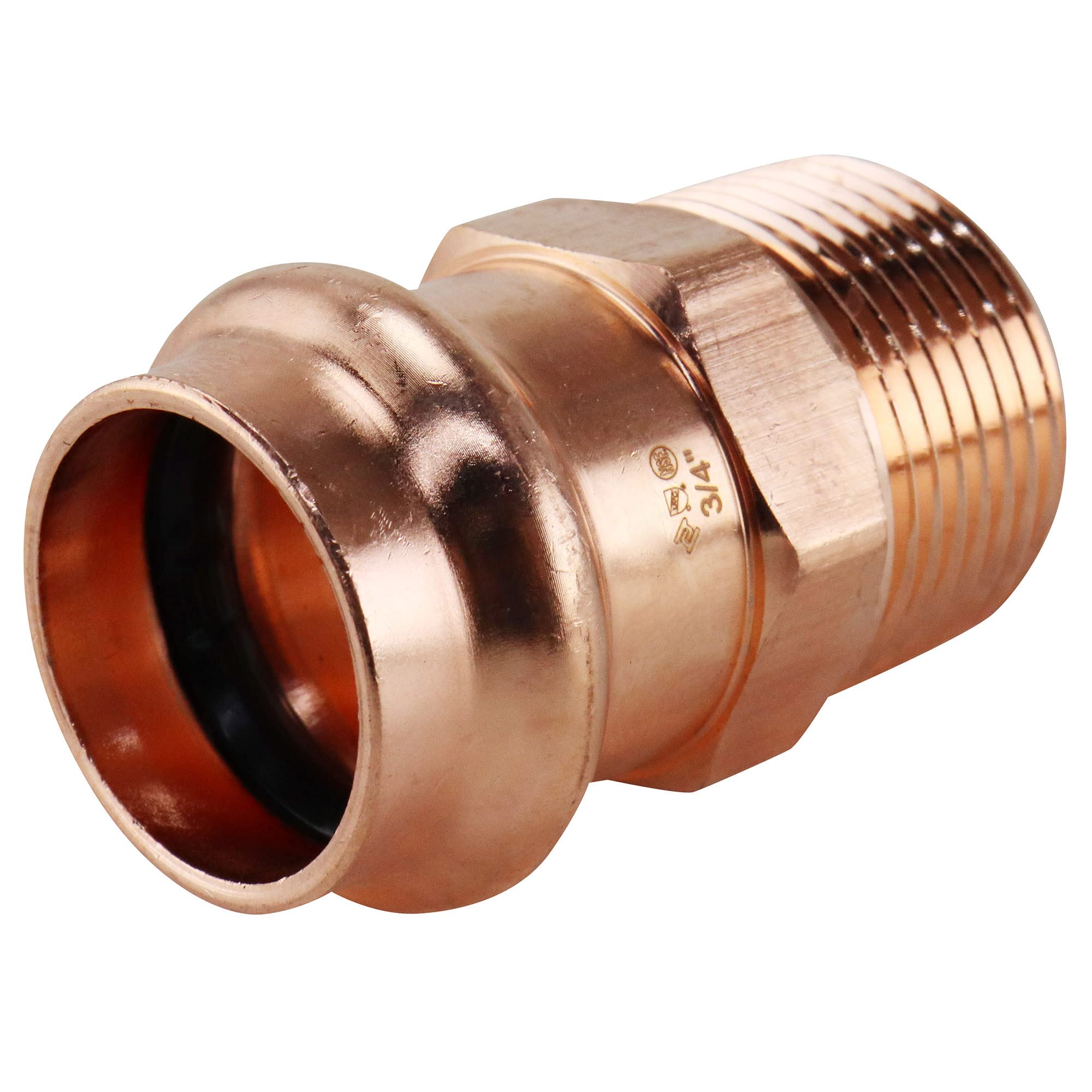 3/4 in. Copper Press x MPT Pressure Male Adapter