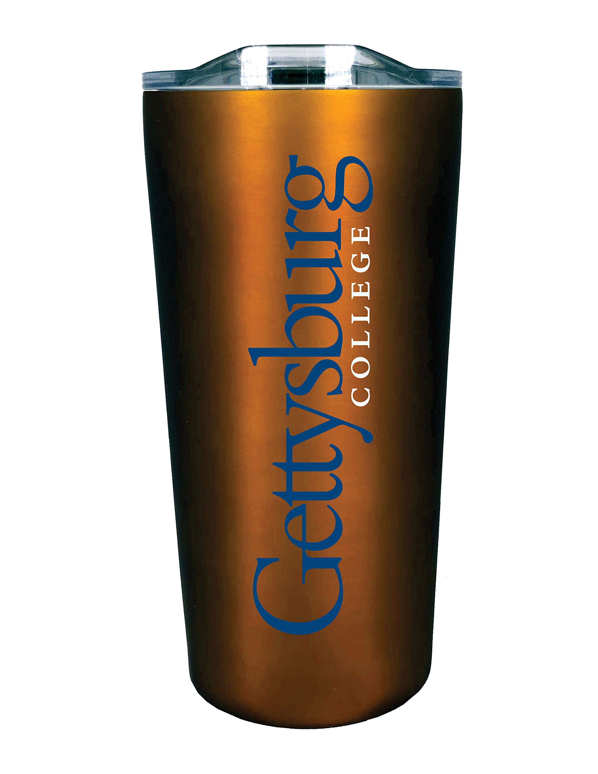 The Fanatic Group Gettysburg College Double Walled Soft Touch Tumbler, Design-1 - Orange