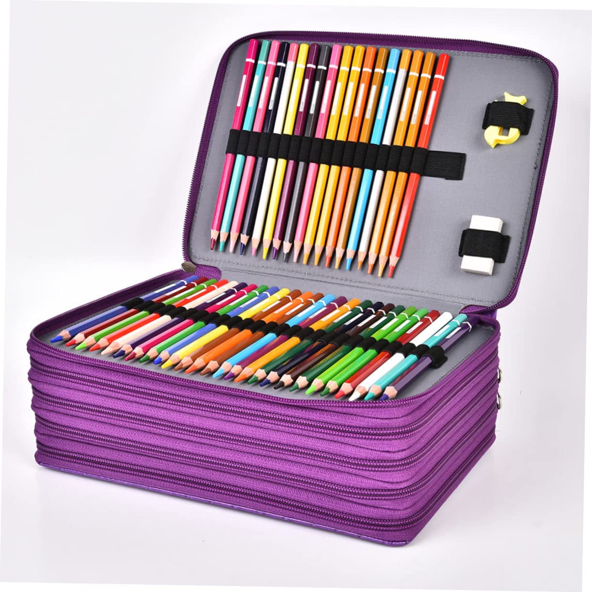 NUOBESTY Astuccio Per Matite Creativo Astuccio Per Cancelleria Borsa Portaoggetti Portatile Per Scuola Organizza Penne e Matite