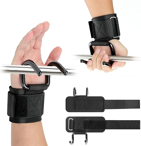 Ganchos de levantamiento de pesas, 330 libras de alta resistencia para levantamiento de pesas para levantamiento de pesas, para levantamiento de