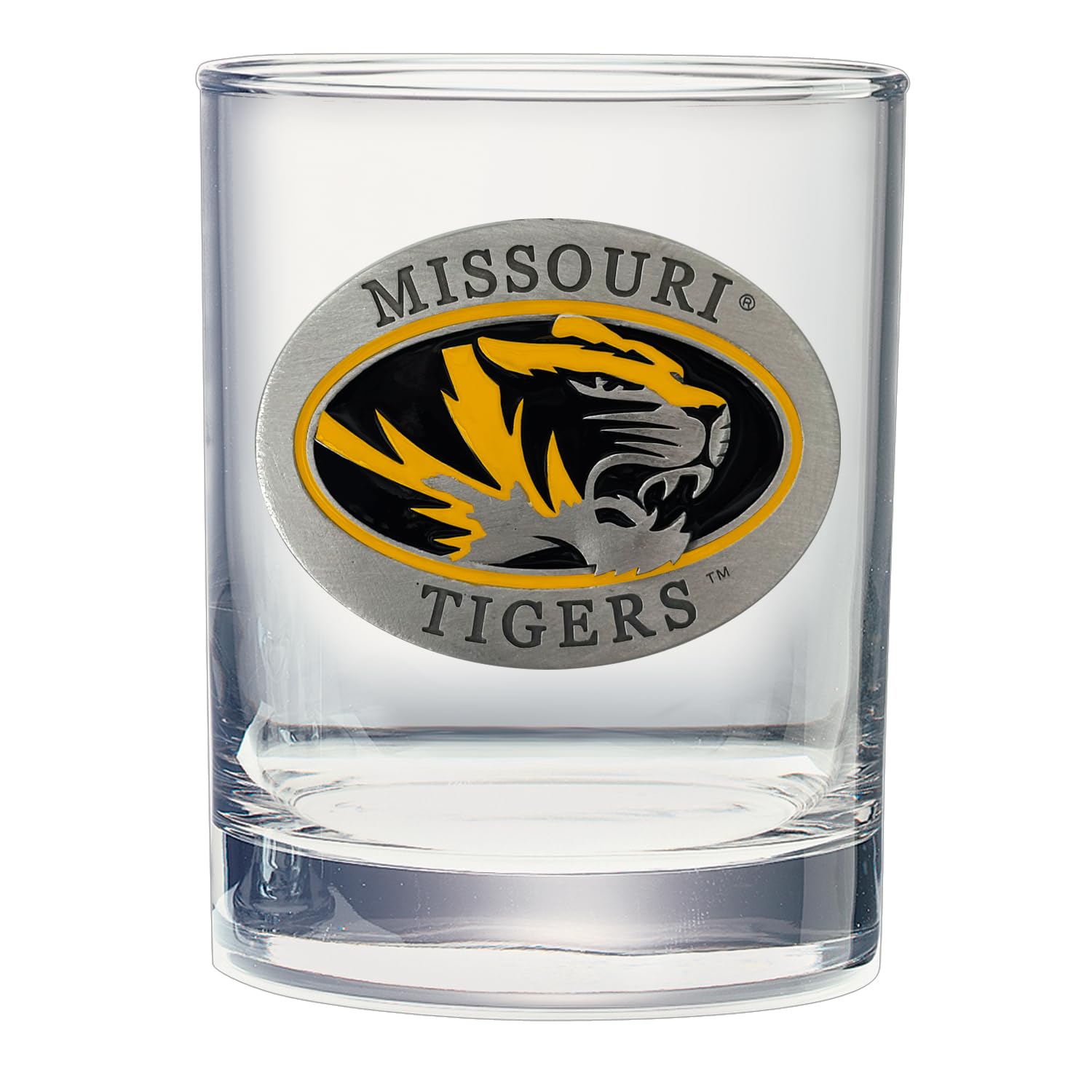 Heritage Pewter Missouri Double Old Fashion | Double Rocks Glass 14 OZ for Liquor | Expertly Crafted Pewter Glass