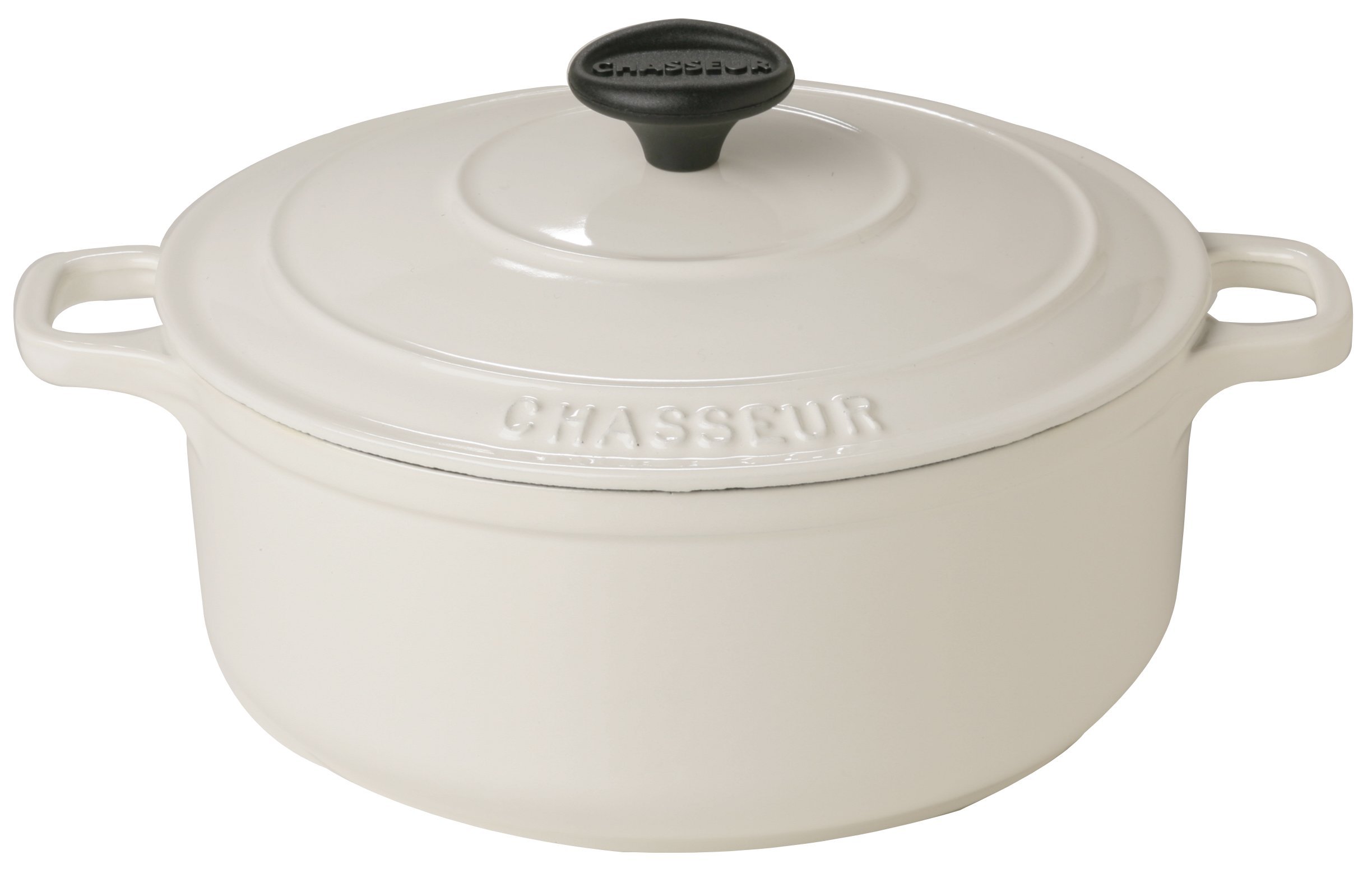 Amazon.co.jp: CHASSEUR ラウンドキャセロール22cm ホワイト CH37222 