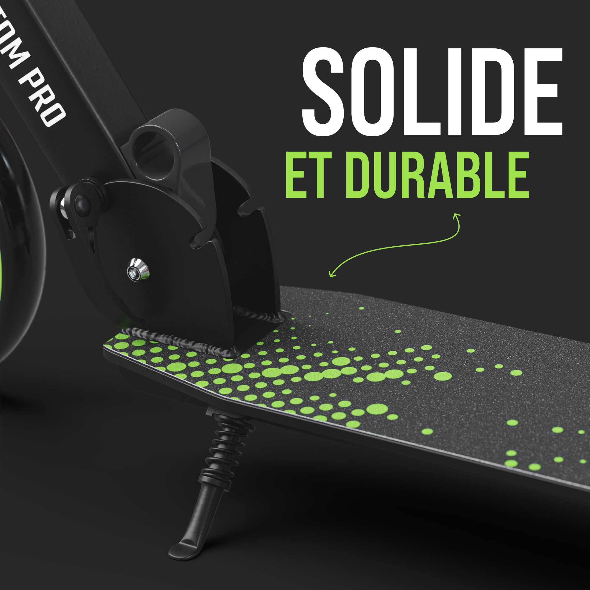 Apollo Trotinette aux Roues XXL - 200mm - Trotinette Freestyle de Ville Phantom Pro - City Scooter Pliable et à Hauteur Ajustable pour Adultes et Enfants