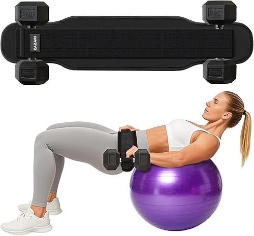 Cinturón de empuje de cadera resistente con cómodo acolchado antideslizante para protección de la cadera, constructor eficaz de glúteos y cinturón