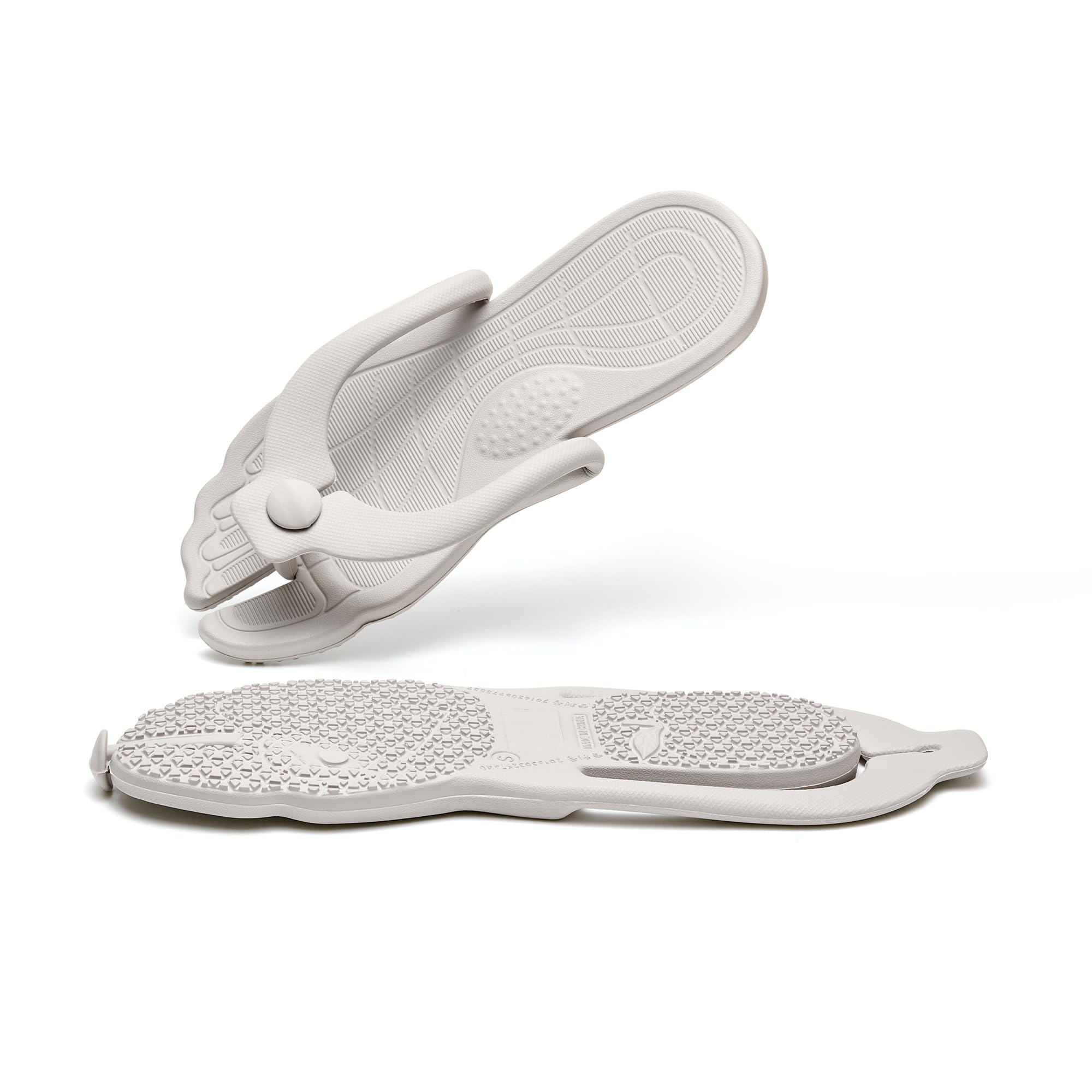 Shower Slippers Foldable Travel Slides For Men Women Unisex Hotel Beach Swimming Trip Quick Dry Non-Slip Lightweight EVA Sandals Indoor Outdoor — view 15