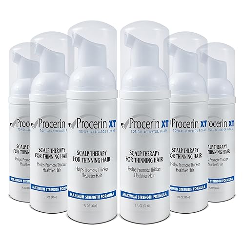 XT Espuma para evitar la pérdida de cabello (sin minoxidil), clínicamente probado para luchar contra la calvicie y el debilitamiento del cabello