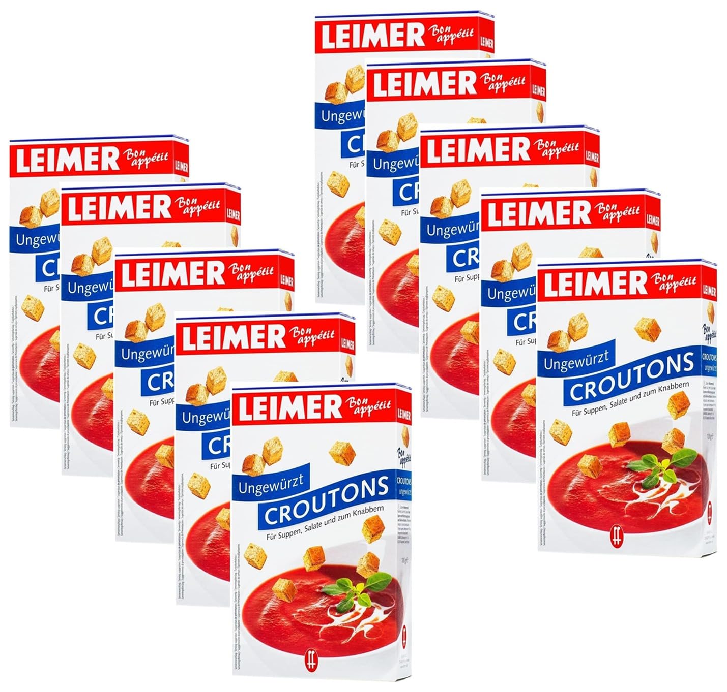 GOODNESS UAE Leimer Bon Appetit Unseasoned Croutons 10 X 100 g