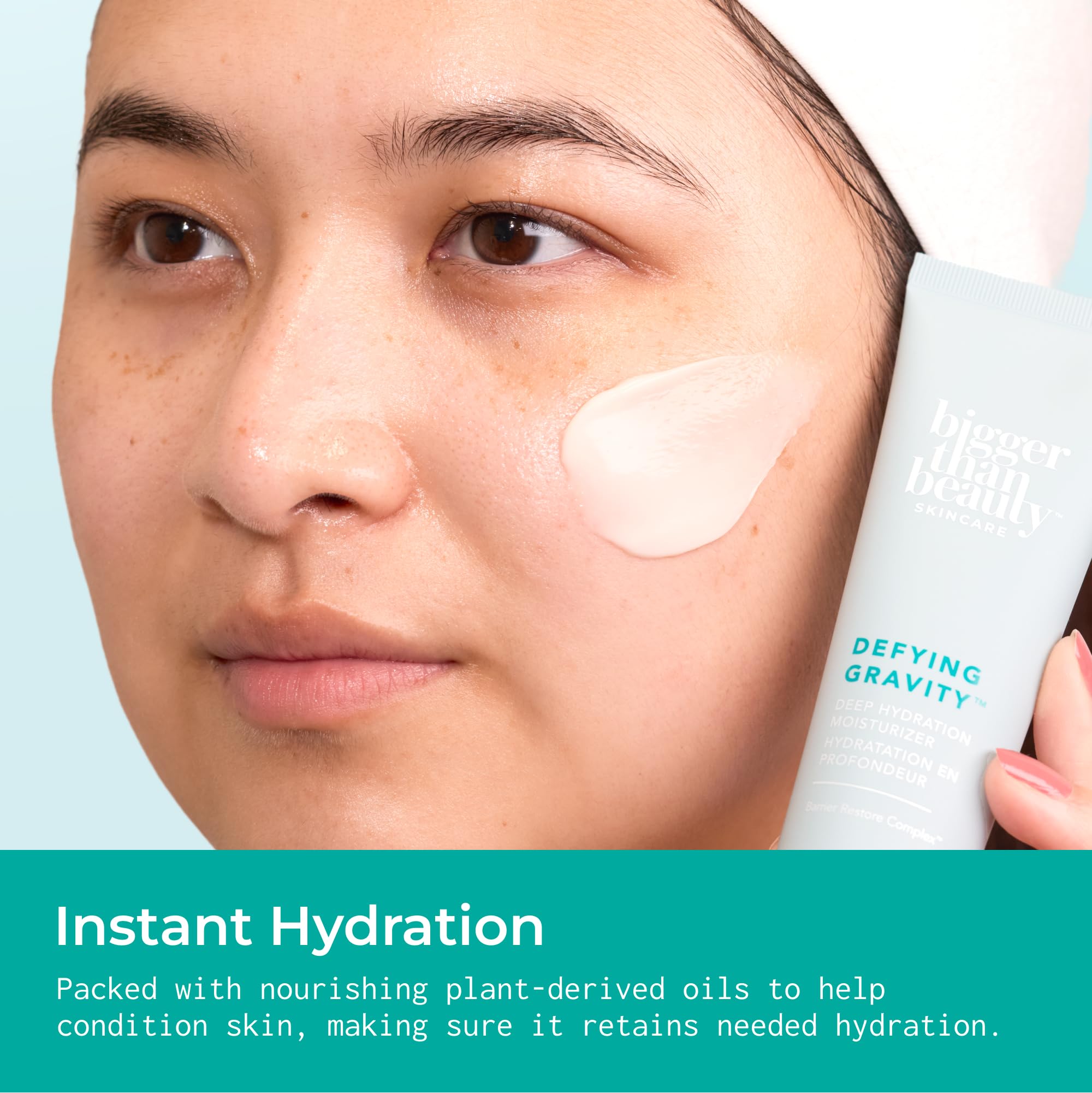 Bigger Than Beauty Defying Gravity Deep Hydration Gel Cream Moisturizer