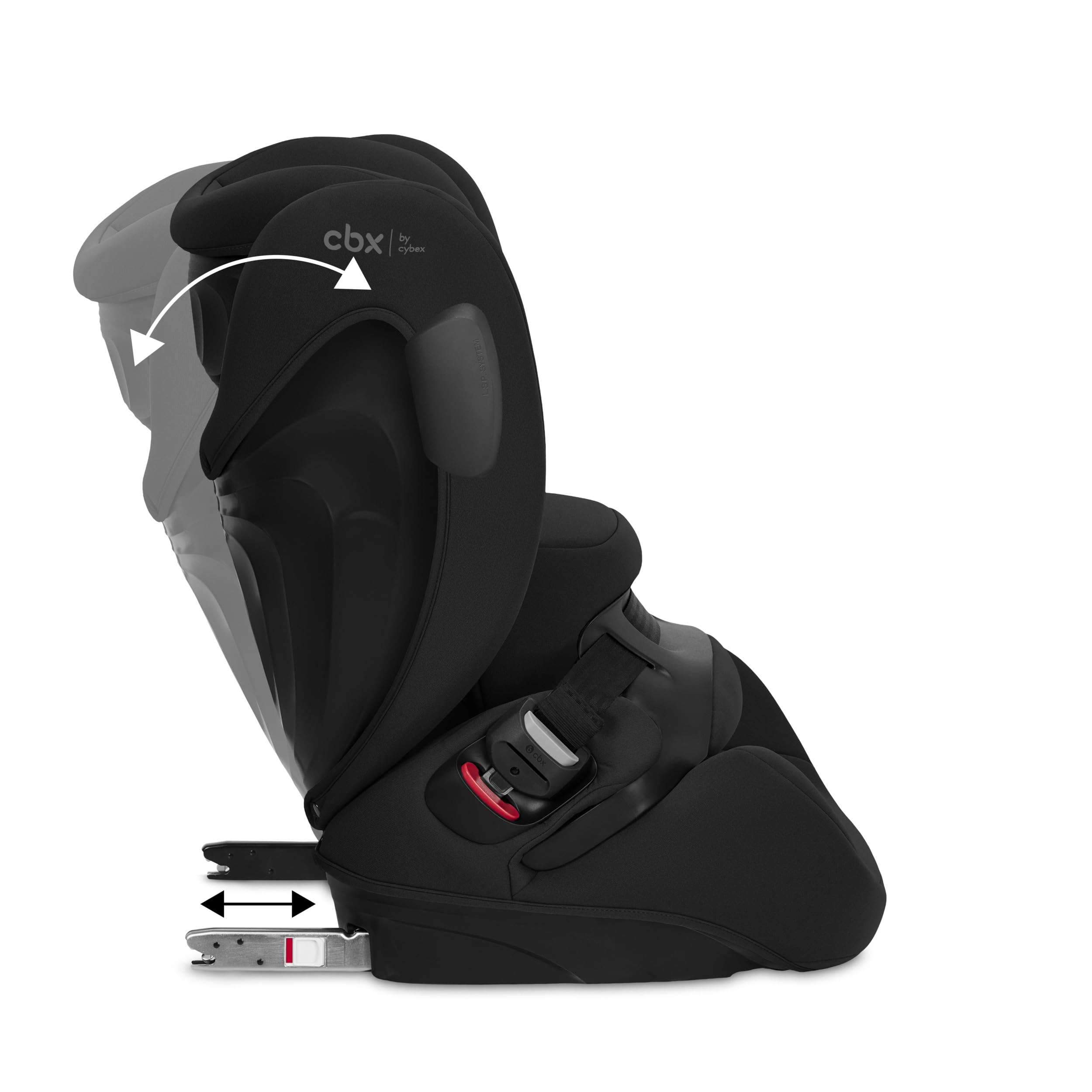 Cybex CBX Pallas B3 i-Size Kinder-Autositz ISOFIX Top-Tether 9-50 kg 15 Monate-12 Jahre UN R129/04 Schwarz