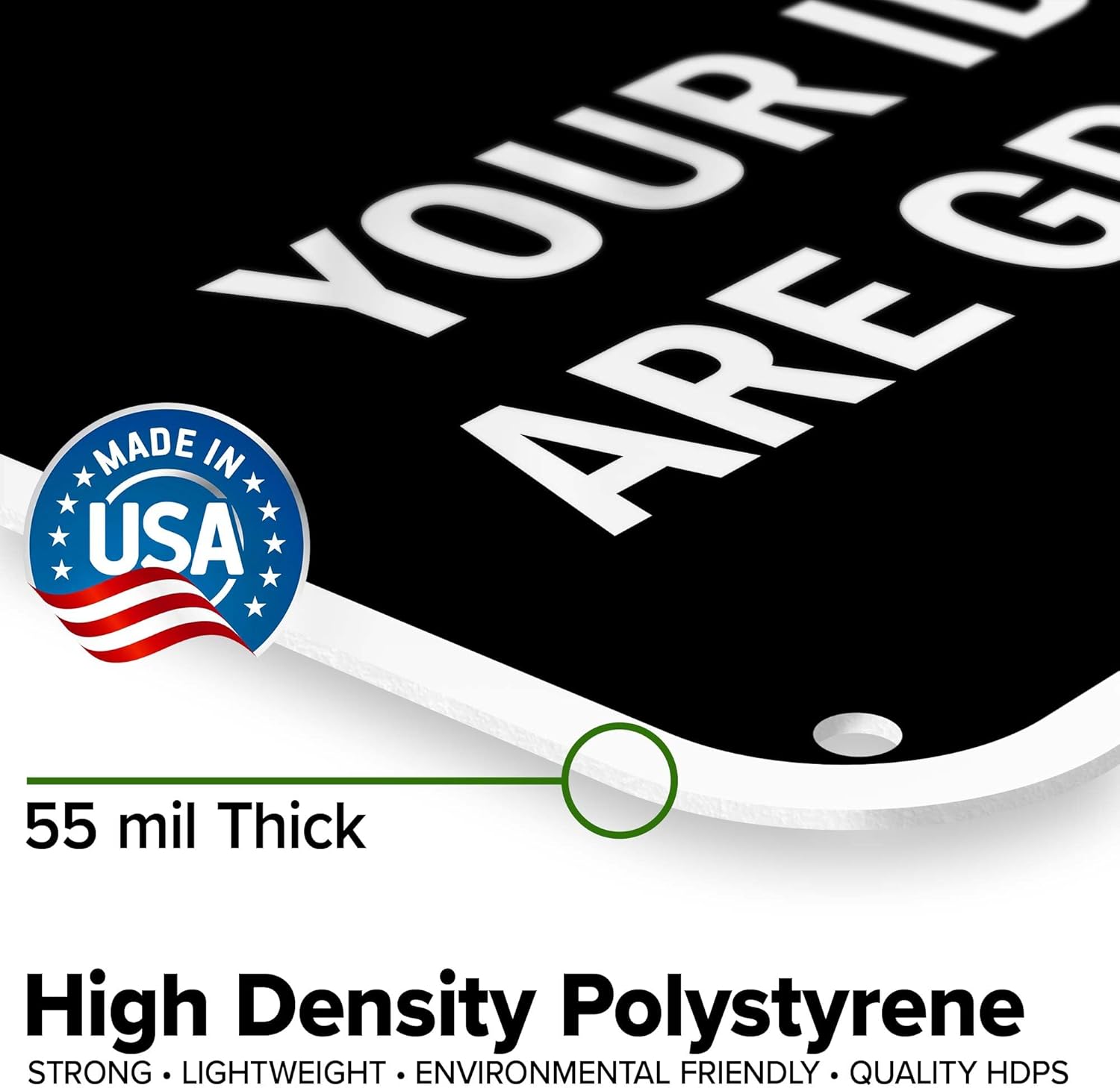 Suggestion Box Your Ideas And Feedback Are Greatly Appreciated Sign, 18x24 Inches, 55 mil thick HDPS (high density polystyrene), Made in USA by My Sign Center