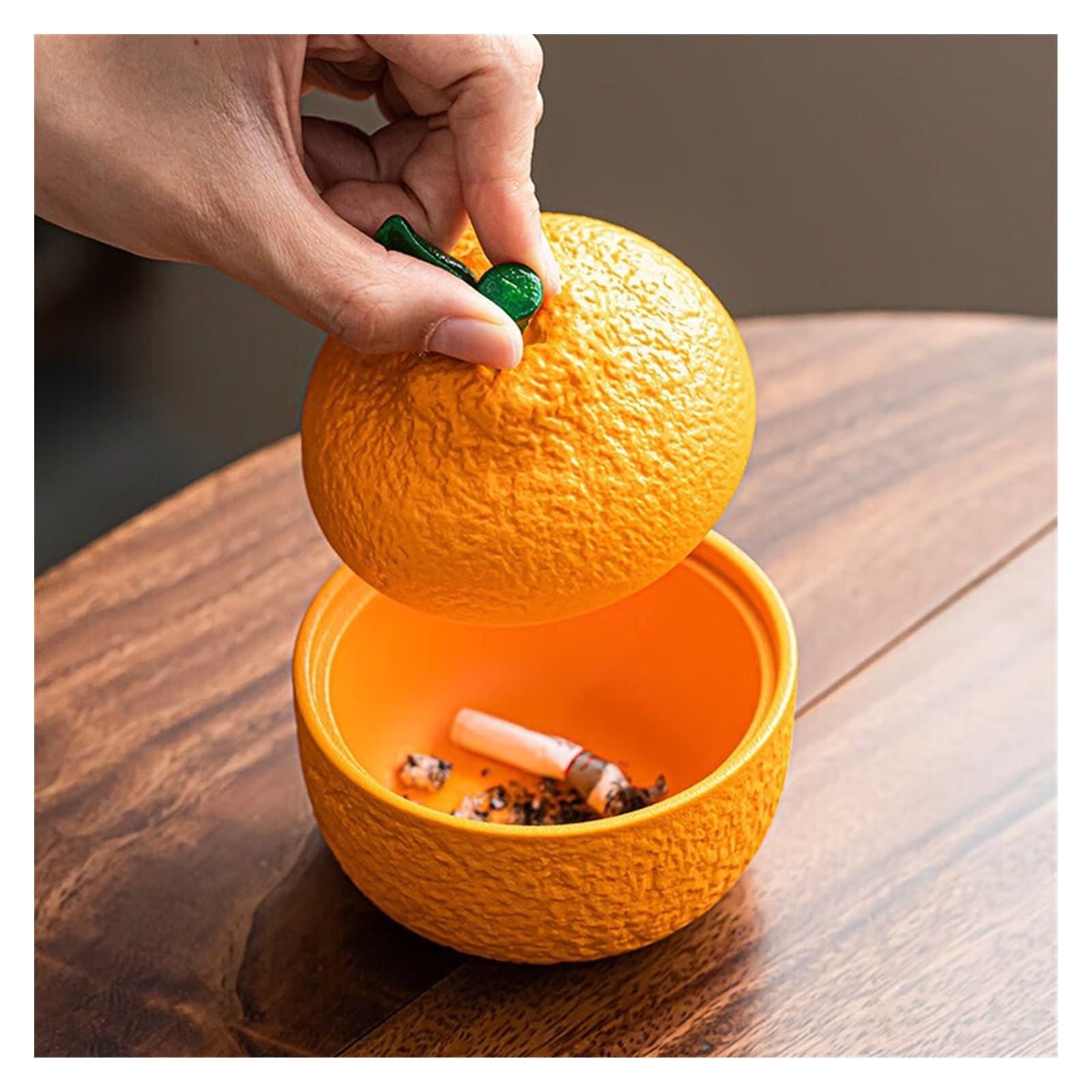Posacenere da Tavolo Posacenere in Ceramica, Posacenere da Esterno Posacenere in Ceramica con Coperchio for la Decorazione dell'Home Office Posacenere da Tavolo Decorazione dell'Home Office nel Patio