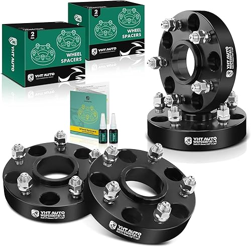 YHTAUTO Espaciadores de rueda de 5 x 5 de 1.25 pulgadas, se adapta a XK WJ WK JK JL 1999-2018 Jeep Grand Cherokee Wrangler Commander 0.197x5.000 in