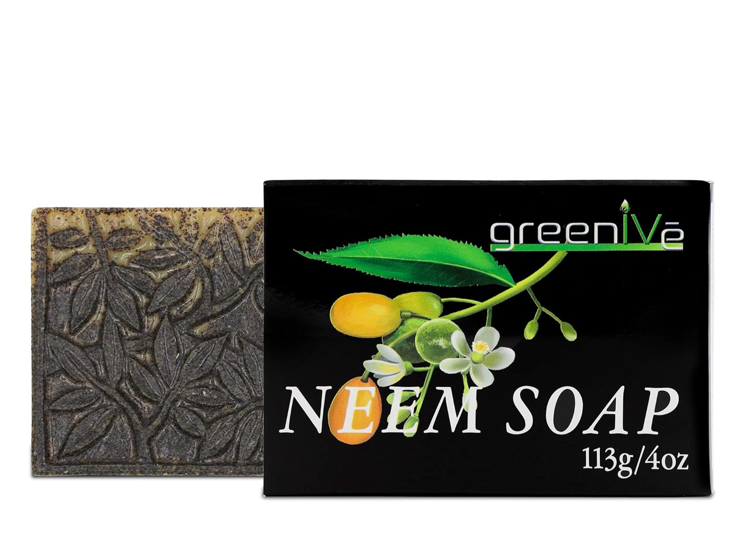 GreenIVe Handcrafted Neem Bar Soap, Small Handmade Batches
