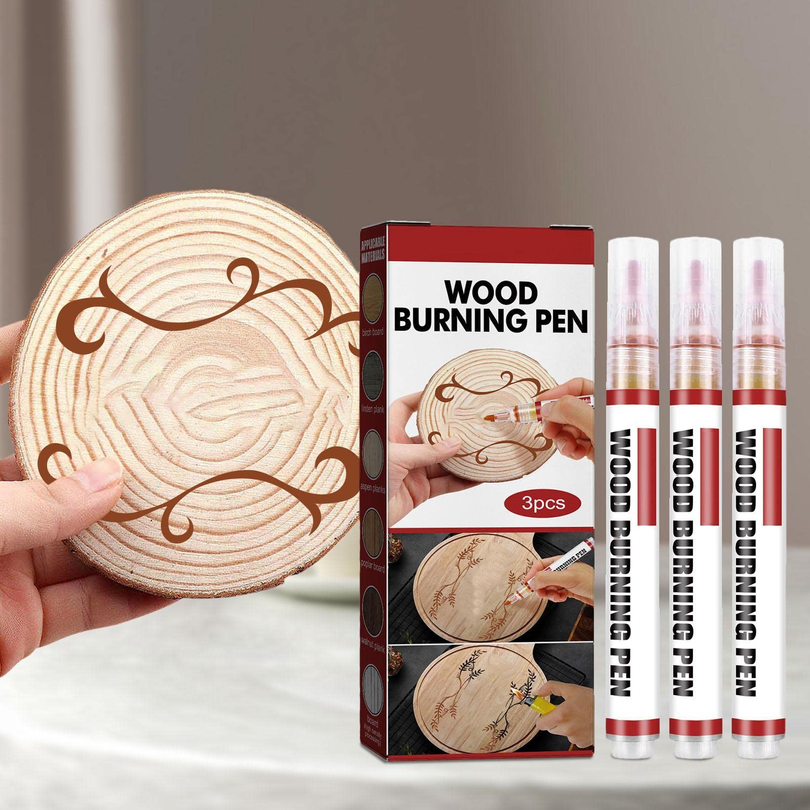Scorch Marker Chemische Holzverbrennung Stift Für Projekt Brandmalerei Karamell Brandmalerei W9m4 Supplies Marker