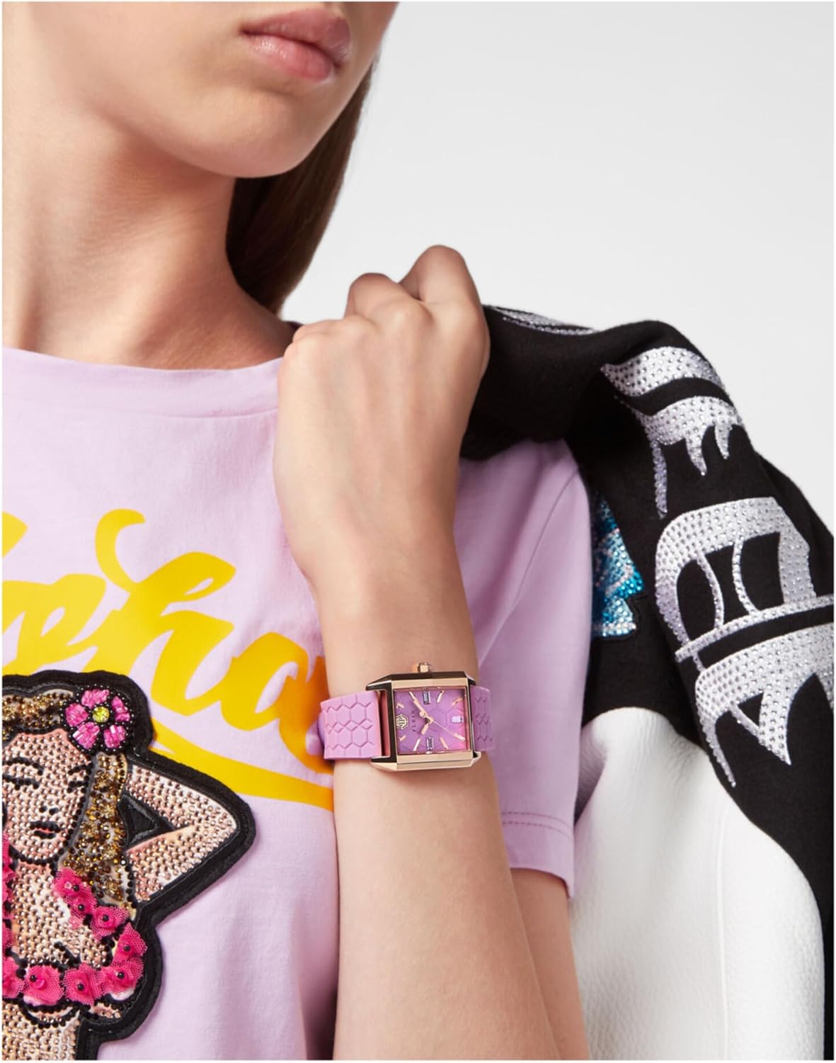 Philipp Plein Orologio da donna analogico al quarzo Offshore Square Philipp Plein Orologio da donna analogico al quarzo Offshore Square