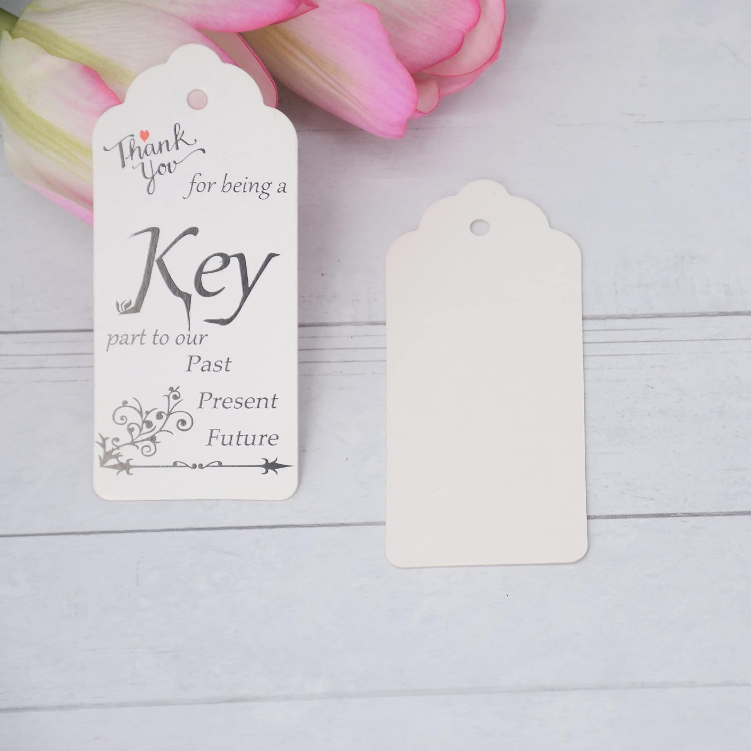 Aokbean 52 pcs Crown Key Bottle Opener with Tag and Keychain,Vintage Skeleton Key Bottle Opener for Wedding Party Favors (Rose Gold)