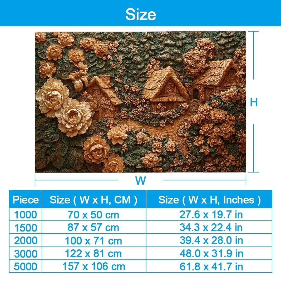Puzzle Retro, Puzzle 5000 sztuk dla dorosłych, prezent dla kobiet/mężczyzn