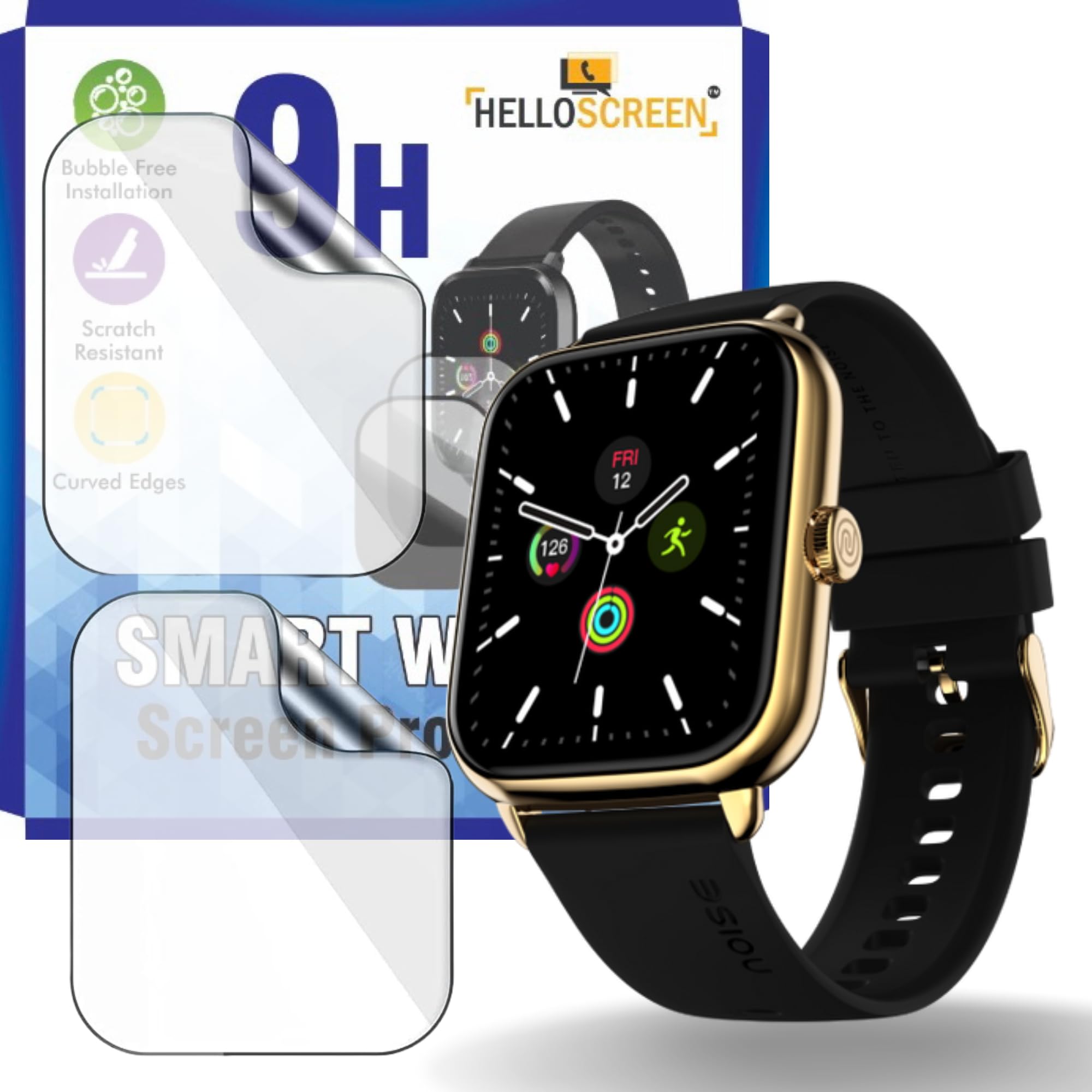 HELLOSCREEN 9H Screen Protector Flexible TPU Screenguard For NOISE COLORFIT ICON 3 [1.91 inch] Smartwatch (2 Pack) - Unbreakable Hydrogel TPU Film [ Not A Tempered Glass] (B0C99QWNZ1) Amazon Price History, Amazon Price Tracker