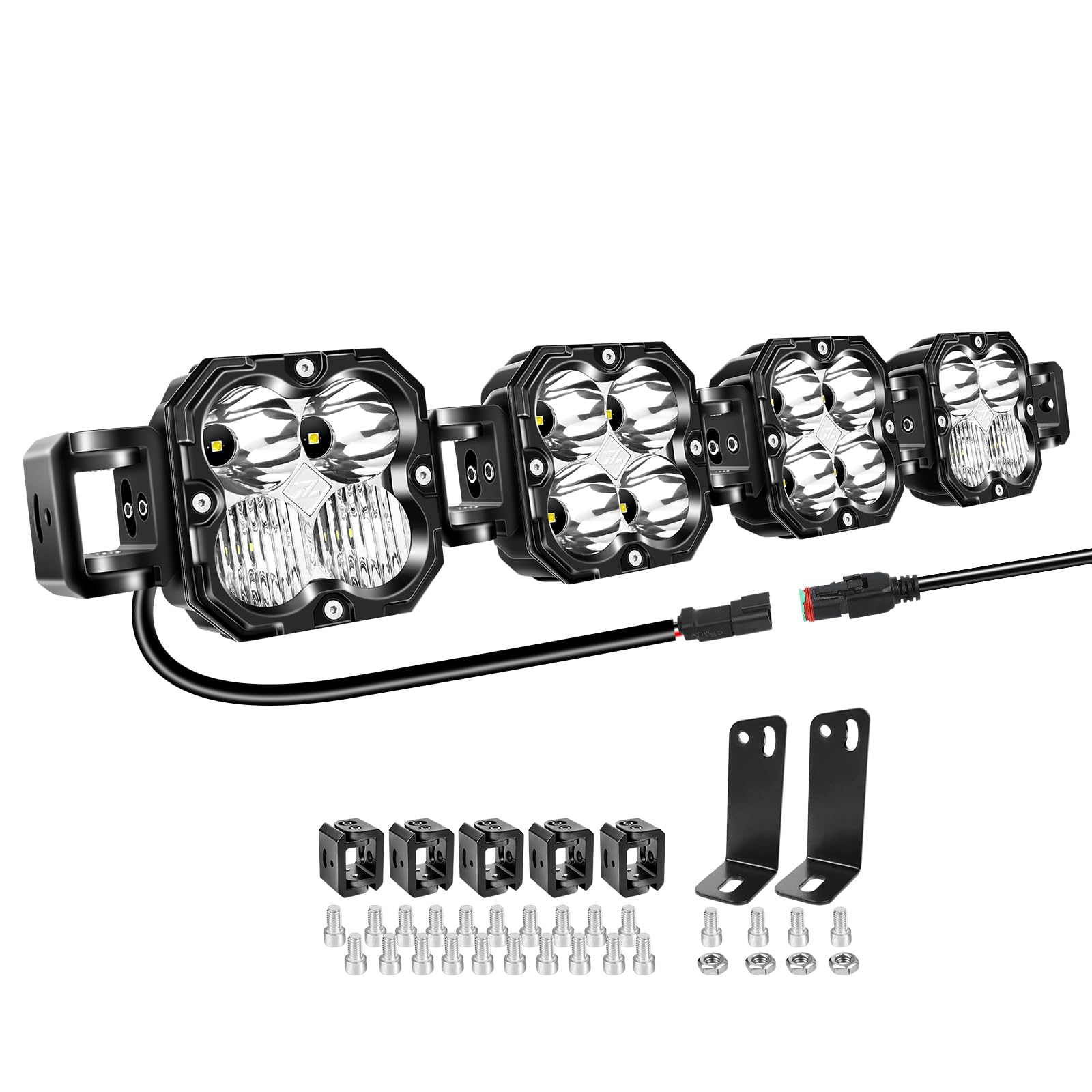 Willpower Rampe LED 71cm 120W Barre LED 12V 24V pour 4x4 Voiture Quad