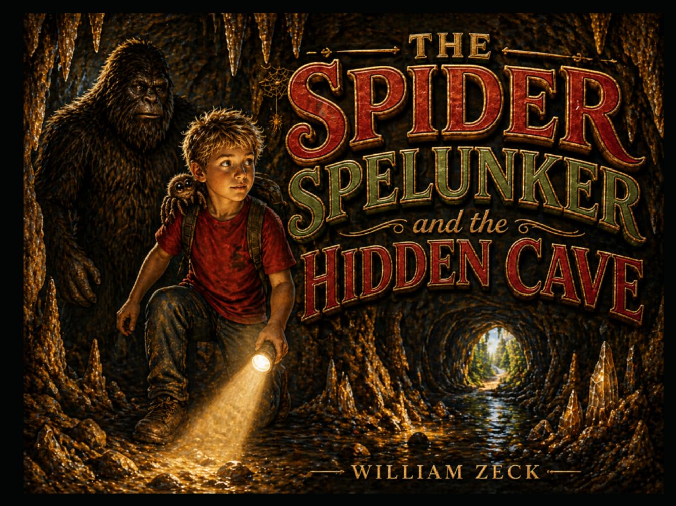 The Spider Spelunker and the Hidden Cave (The Spider Adventure Chronicles)