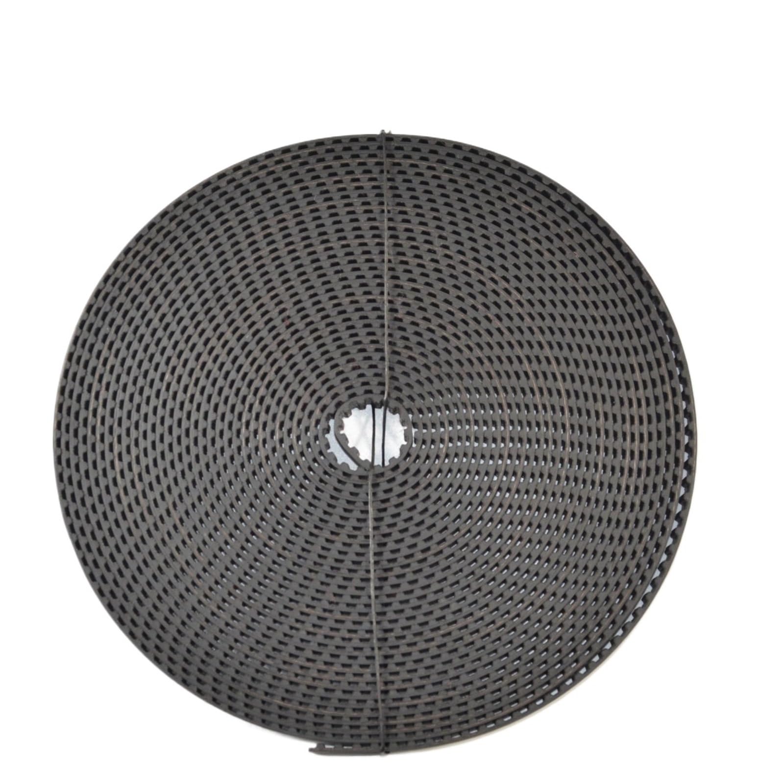 Correas de distribución impresora 3D Goma de neopreno con correa de distribución reforzada con fibra de vidrio, extremo abierto, 10 metros de largo, 12 mm de ancho, 5 m
