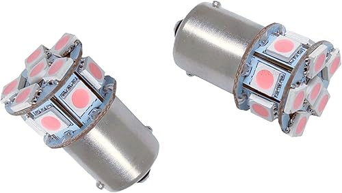 Miniatura 6 de PA LED 2 unids 13SMD 1156 Ba15s Bombilla LED verde auto 12V para señal de giro, marcador lateral, parada, marcha atrás, luz trasera