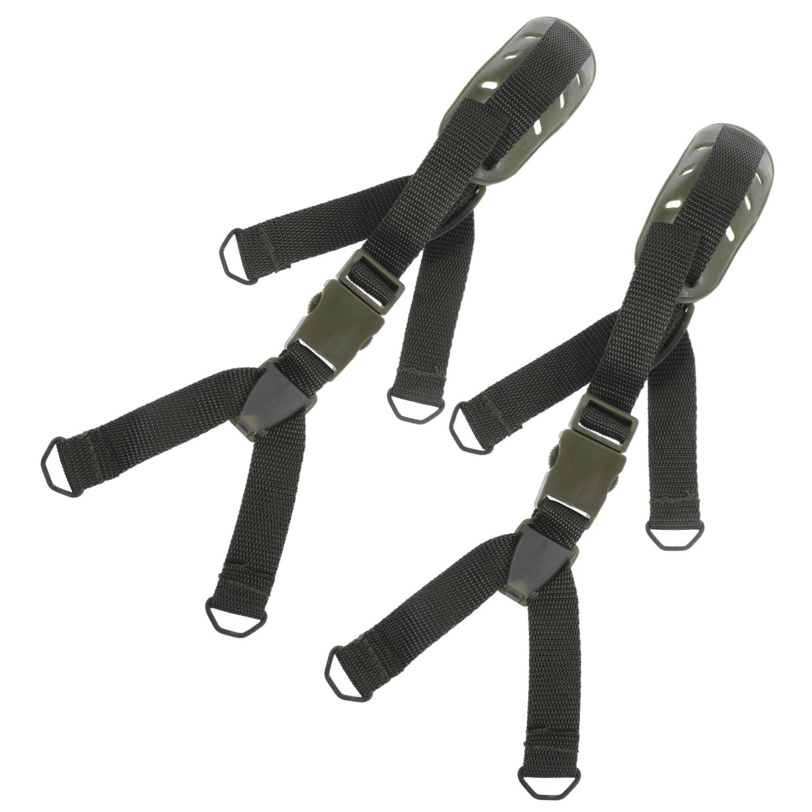 Lot De 2 Sangles De Mentonnière Ajustables Pour Casque De Sécurité - Longueur 45 Cm, En Nylon/polypropylène - Pour Chantier, Travaux