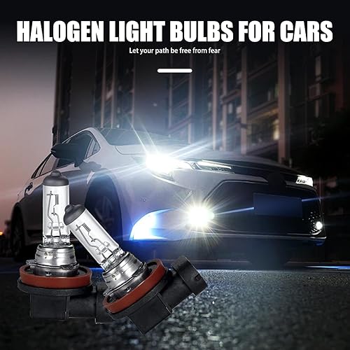 Miniatura 6 de GKmow 2 bombillas halógenas para automóvil, 12 V 55 W, lámparas de cuarzo para automóvil, repuestos universales de automóvil, para la mayoría de