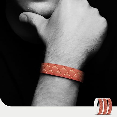 Miniatura 5 de Tyvek - Pulseras para eventos, diseño creativo clásico colorido de 34 pulgadas, paquete de 250 pulseras para fiestas, grupos, formación de equipos e