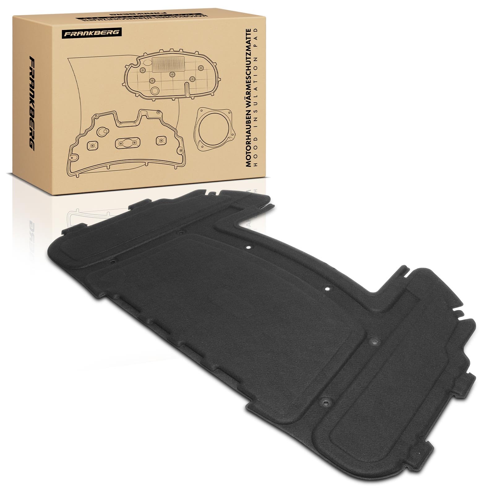 Frankberg Isolamento del vano Motore Cofano Motore Compatibile con Touring E91 E90 Serie 3 Cabriolet E93 Serie 3 Coupé E92 Replace# 51487059260
