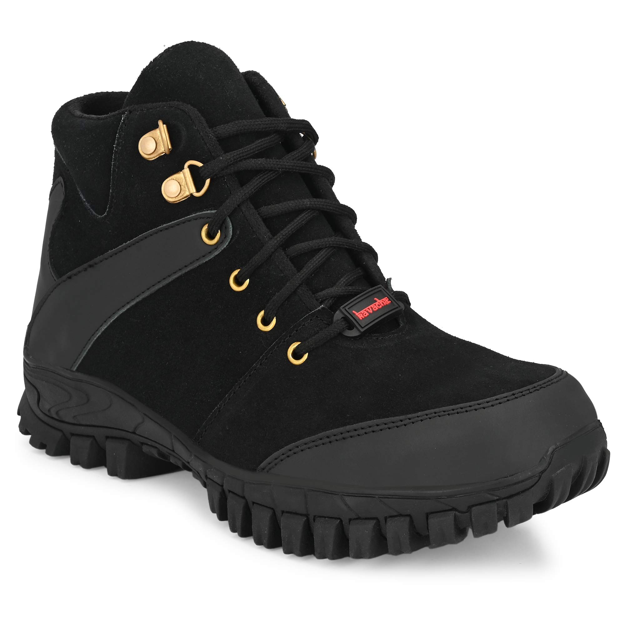 KAVACHA Suede Leather Steel Toe Safety Shoe, S82 Size : 9 Black (B0C819HDPT) Amazon Price History, Amazon Price Tracker